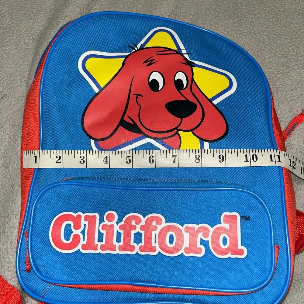 VTG Vintage Clifford The Big Red Dog Kohls Cares Kids Small Backpack (0987)